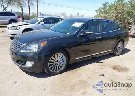2014 Hyundai Equus Signature from USA, damaged, VIN KMHGH4JH9EU090912